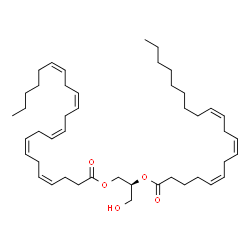 ChemSpider 2D Image | (2S)-3-Hydroxy-2-[(5Z,8Z,11Z)-5,8,11-icosatrienoyloxy]propyl (4Z,7Z,10Z,13Z,16Z)-4,7,10,13,16-docosapentaenoate | C45H72O5