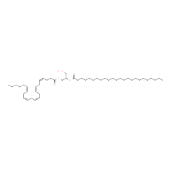 ChemSpider 2D Image | (2S)-1-[(4Z,7Z,10Z,13Z,16Z)-4,7,10,13,16-Docosapentaenoyloxy]-3-hydroxy-2-propanyl tetracosanoate | C49H86O5