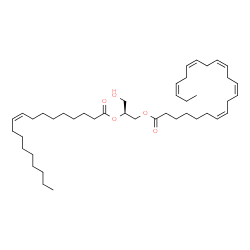 ChemSpider 2D Image | DG(22:5(7Z,10Z,13Z,16Z,19Z)/18:1(9Z)/0:0) | C43H72O5