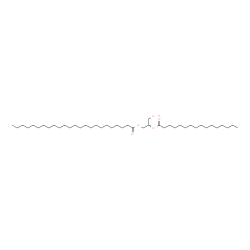 ChemSpider 2D Image | (2S)-3-Hydroxy-2-(palmitoyloxy)propyl tetracosanoate | C43H84O5
