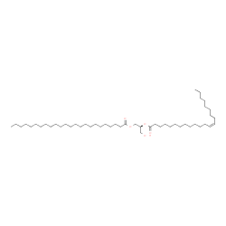 ChemSpider 2D Image | (2S)-2-[(13Z)-13-Docosenoyloxy]-3-hydroxypropyl tetracosanoate | C49H94O5