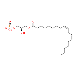 ChemSpider 2D Image | 1-linoleyl-sn-glycerol 3-phosphate | C21H39O7P