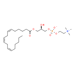 ChemSpider 2D Image | LysoPC(18:3(6Z,9Z,12Z)) | C26H48NO7P