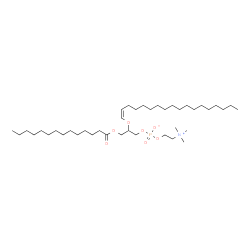 ChemSpider 2D Image | PC(14:0/P-18:0) | C40H80NO7P
