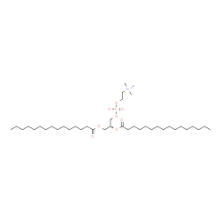 ChemSpider 2D Image | (2R)-2-(Palmitoyloxy)-3-(pentadecanoyloxy)propyl 2-(trimethylammonio)ethyl phosphate | C39H78NO8P