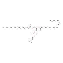 ChemSpider 2D Image | 1-Pentadecanoyl-2-linoleoyl-sn-glycero-3-phosphocholine | C41H78NO8P