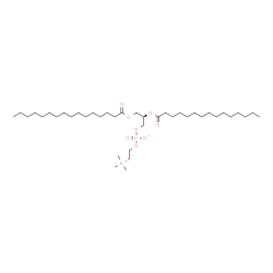 ChemSpider 2D Image | (2R)-3-(Palmitoyloxy)-2-(pentadecanoyloxy)propyl 2-(trimethylammonio)ethyl phosphate | C39H78NO8P