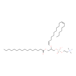 ChemSpider 2D Image | PC(16:0/P-18:1(11Z)) | C42H82NO7P