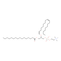 ChemSpider 2D Image | PC(16:0/P-18:1(9Z)) | C42H82NO7P