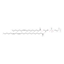 ChemSpider 2D Image | 1-(9Z)-hexadecenoyl-2-(13Z,16Z)-docosadienoyl-sn-glycero-3-phosphocholine | C46H86NO8P