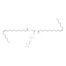 ChemSpider 2D Image | 1,2-di-[(11Z)-octadecenoyl]-sn-glycero-3-phosphocholine | C44H84NO8P