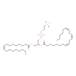 ChemSpider 2D Image | PC(18:1(9Z)/20:3(8Z,11Z,14Z)) | C46H84NO8P