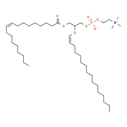 ChemSpider 2D Image | PC(18:1(9Z)/P-16:0) | C42H82NO7P