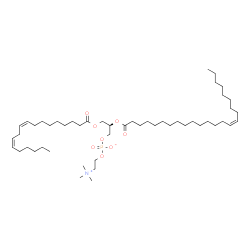 ChemSpider 2D Image | (2R)-3-[(9Z,12Z)-9,12-Octadecadienoyloxy]-2-[(15Z)-15-tetracosenoyloxy]propyl 2-(trimethylammonio)ethyl phosphate | C50H94NO8P