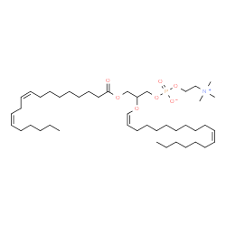 ChemSpider 2D Image | PC(18:2(9Z,12Z)/P-18:1(11Z)) | C44H82NO7P
