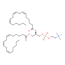 ChemSpider 2D Image | PC(18:3(6Z,9Z,12Z)/18:3(6Z,9Z,12Z)) | C44H76NO8P