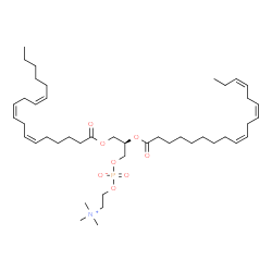 ChemSpider 2D Image | PC(18:3(6Z,9Z,12Z)/18:3(9Z,12Z,15Z)) | C44H76NO8P