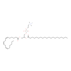 ChemSpider 2D Image | PC(18:3(6Z,9Z,12Z)/20:0) | C46H86NO8P