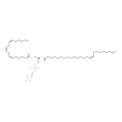 ChemSpider 2D Image | 1-[(6Z,9Z,12Z)-octadecatrienoyl]-2-[(15Z)-tetracosenoyl]-sn-glycero-3-phosphocholine | C50H92NO8P