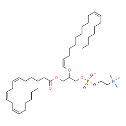ChemSpider 2D Image | PC(18:3(6Z,9Z,12Z)/P-18:1(11Z)) | C44H80NO7P