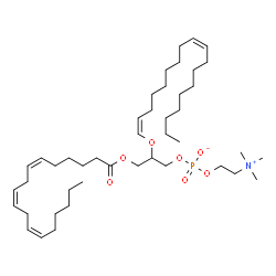 ChemSpider 2D Image | PC(18:3(6Z,9Z,12Z)/P-18:1(9Z)) | C44H80NO7P