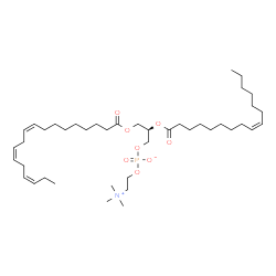 ChemSpider 2D Image | PC(18:3(9Z,12Z,15Z)/16:1(9Z)) | C42H76NO8P