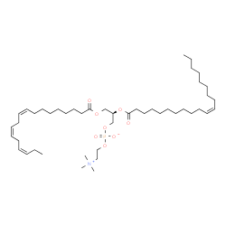 ChemSpider 2D Image | PC(18:3(9Z,12Z,15Z)/20:1(11Z)) | C46H84NO8P