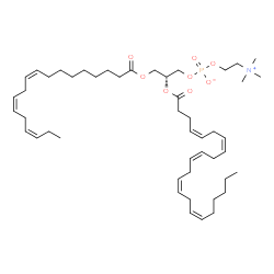 ChemSpider 2D Image | (2R)-2-[(4Z,7Z,10Z,13Z,16Z)-4,7,10,13,16-Docosapentaenoyloxy]-3-[(9Z,12Z,15Z)-9,12,15-octadecatrienoyloxy]propyl 2-(trimethylammonio)ethyl phosphate | C48H80NO8P