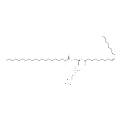 ChemSpider 2D Image | 1-eicosanoyl-2-[(9Z)-octadecenoyl]-sn-glycero-3-phosphocholine | C46H90NO8P