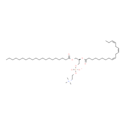 ChemSpider 2D Image | PC(20:0/18:3(9Z,12Z,15Z)) | C46H86NO8P