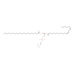 ChemSpider 2D Image | 1-eicosanoyl-2-[(11Z,14Z)-eicosadienoyl]-sn-glycero-3-phosphocholine | C48H92NO8P