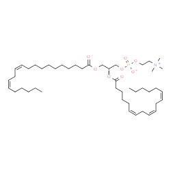 ChemSpider 2D Image | PC(20:2(11Z,14Z)/18:3(6Z,9Z,12Z)) | C46H82NO8P