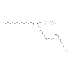 ChemSpider 2D Image | PC(20:3(5Z,8Z,11Z)/14:0) | C42H78NO8P