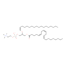 ChemSpider 2D Image | PC(20:3(5Z,8Z,11Z)/P-18:0) | C46H86NO7P