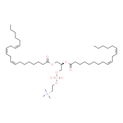 ChemSpider 2D Image | PC(20:3(8Z,11Z,14Z)/18:2(9Z,12Z)) | C46H82NO8P