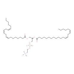 ChemSpider 2D Image | (2R)-2-[(13Z,16Z)-13,16-Docosadienoyloxy]-3-[(8Z,11Z,14Z)-8,11,14-icosatrienoyloxy]propyl 2-(trimethylammonio)ethyl phosphate | C50H90NO8P