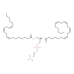 ChemSpider 2D Image | (2R)-2-[(7Z,10Z,13Z,16Z)-7,10,13,16-Docosatetraenoyloxy]-3-[(8Z,11Z,14Z)-8,11,14-icosatrienoyloxy]propyl 2-(trimethylammonio)ethyl phosphate | C50H86NO8P