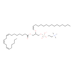 ChemSpider 2D Image | PC(20:3(8Z,11Z,14Z)/P-16:0) | C44H82NO7P