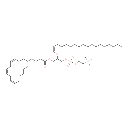 ChemSpider 2D Image | PC(20:3(8Z,11Z,14Z)/P-18:0) | C46H86NO7P