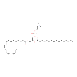 ChemSpider 2D Image | PC(20:4(8Z,11Z,14Z,17Z)/16:0) | C44H80NO8P