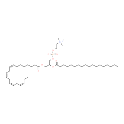 ChemSpider 2D Image | PC(20:4(8Z,11Z,14Z,17Z)/18:0) | C46H84NO8P