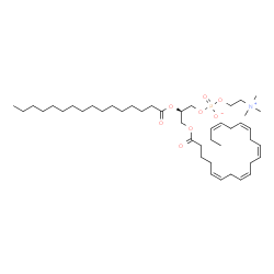 ChemSpider 2D Image | PC(20:5(5Z,8Z,11Z,14Z,17Z)/16:0) | C44H78NO8P