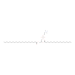 ChemSpider 2D Image | (2R)-3-(Docosanoyloxy)-2-(stearoyloxy)propyl 2-(trimethylammonio)ethyl phosphate | C48H96NO8P