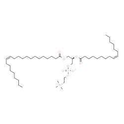 ChemSpider 2D Image | (2R)-3-[(13Z)-13-Docosenoyloxy]-2-[(9Z)-9-hexadecenoyloxy]propyl 2-(trimethylammonio)ethyl phosphate | C46H88NO8P