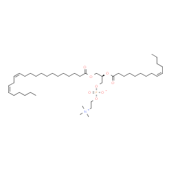 ChemSpider 2D Image | PC(22:2(13Z,16Z)/14:1(9Z)) | C44H82NO8P