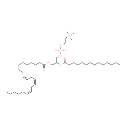 ChemSpider 2D Image | PC(22:4(7Z,10Z,13Z,16Z)/14:0) | C44H80NO8P