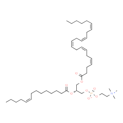 ChemSpider 2D Image | PC(22:5(4Z,7Z,10Z,13Z,16Z)/14:1(9Z)) | C44H76NO8P