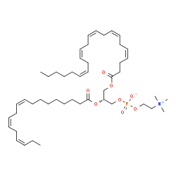 ChemSpider 2D Image | (2R)-3-[(4Z,7Z,10Z,13Z,16Z)-4,7,10,13,16-Docosapentaenoyloxy]-2-[(9Z,12Z,15Z)-9,12,15-octadecatrienoyloxy]propyl 2-(trimethylammonio)ethyl phosphate | C48H80NO8P