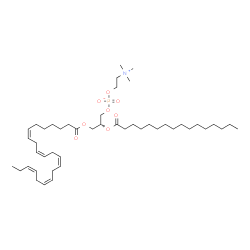 ChemSpider 2D Image | PC(22:5(7Z,10Z,13Z,16Z,19Z)/16:0) | C46H82NO8P
