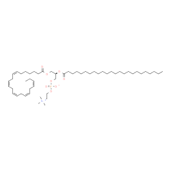 ChemSpider 2D Image | (2R)-3-[(7Z,10Z,13Z,16Z,19Z)-7,10,13,16,19-Docosapentaenoyloxy]-2-(tetracosanoyloxy)propyl 2-(trimethylammonio)ethyl phosphate | C54H98NO8P